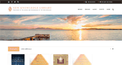 Desktop Screenshot of newknowledgelibrary.org